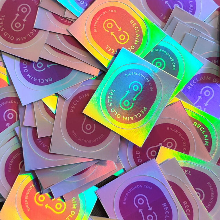 Holographic Sticker (Oval, 40mm)